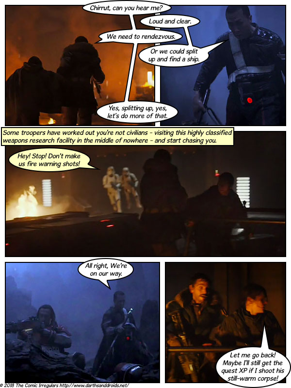 Episode 1624: Red Sky at Night, Clone Troopers' Warning