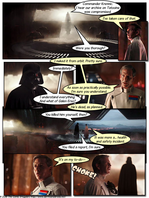 Episode 1634: Krennic-lated Door