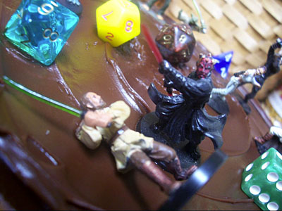Qui-Gon's Death cake 2