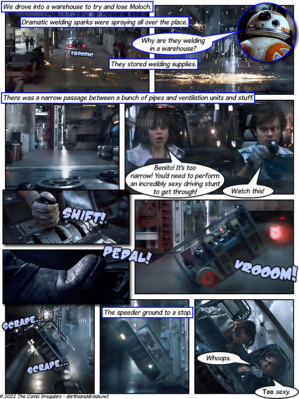 Backstory 18: Too Sexy for My Speeder